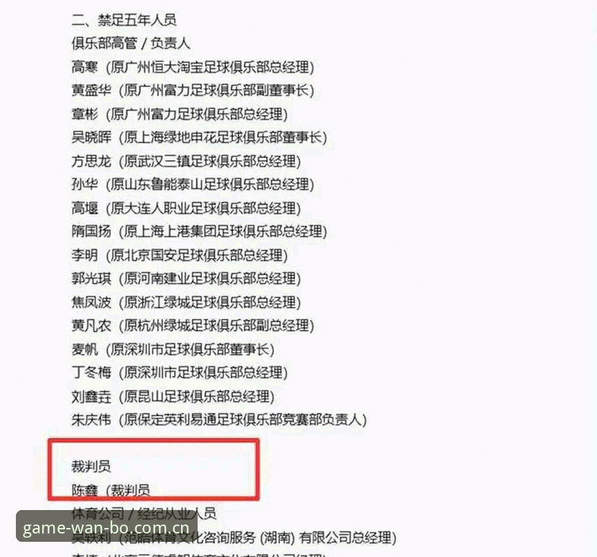 足协第三批禁足名单深度评测：17人终身禁赛背后的中国足球反腐风暴